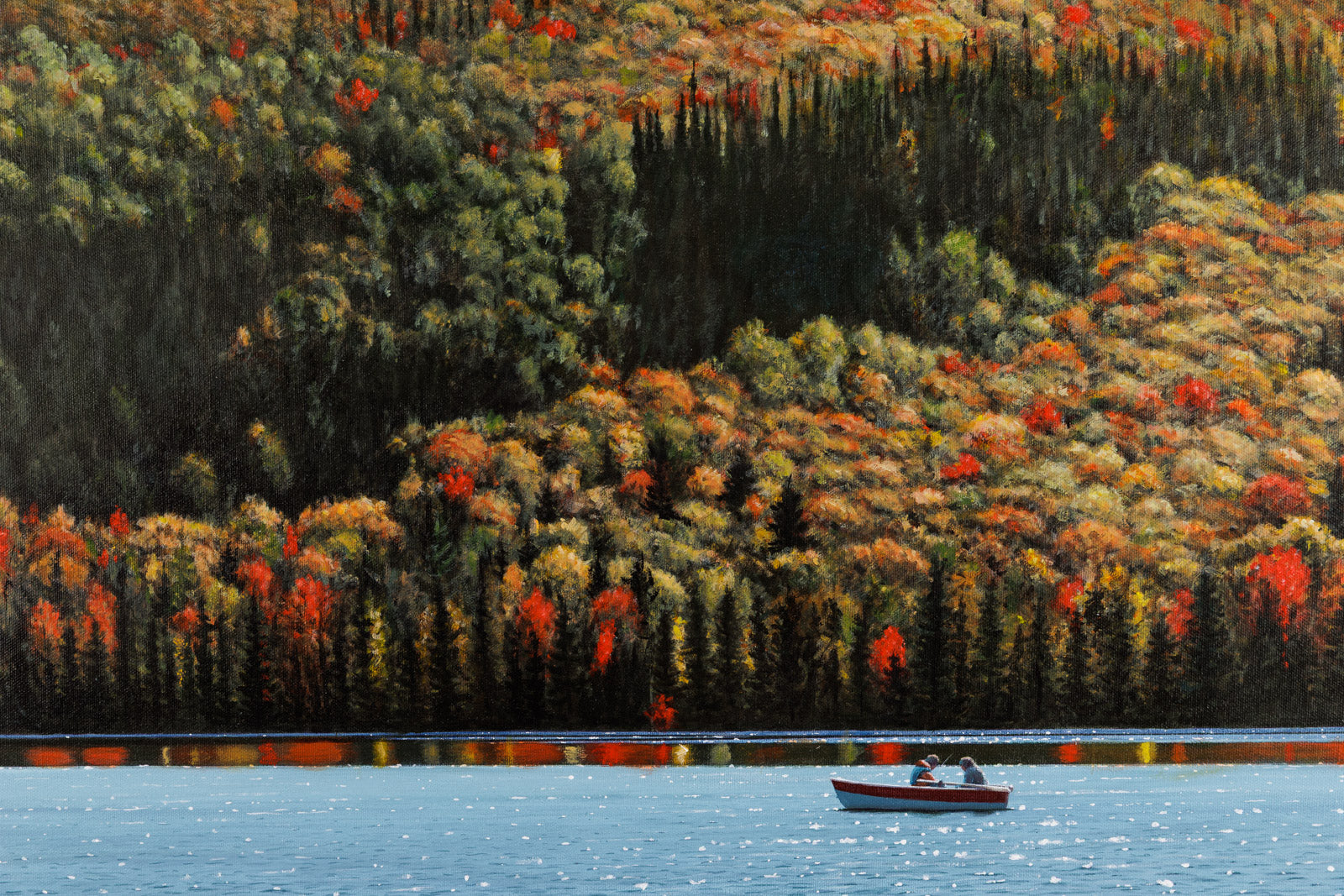 Changing Colours At The Lake Of Two Rivers