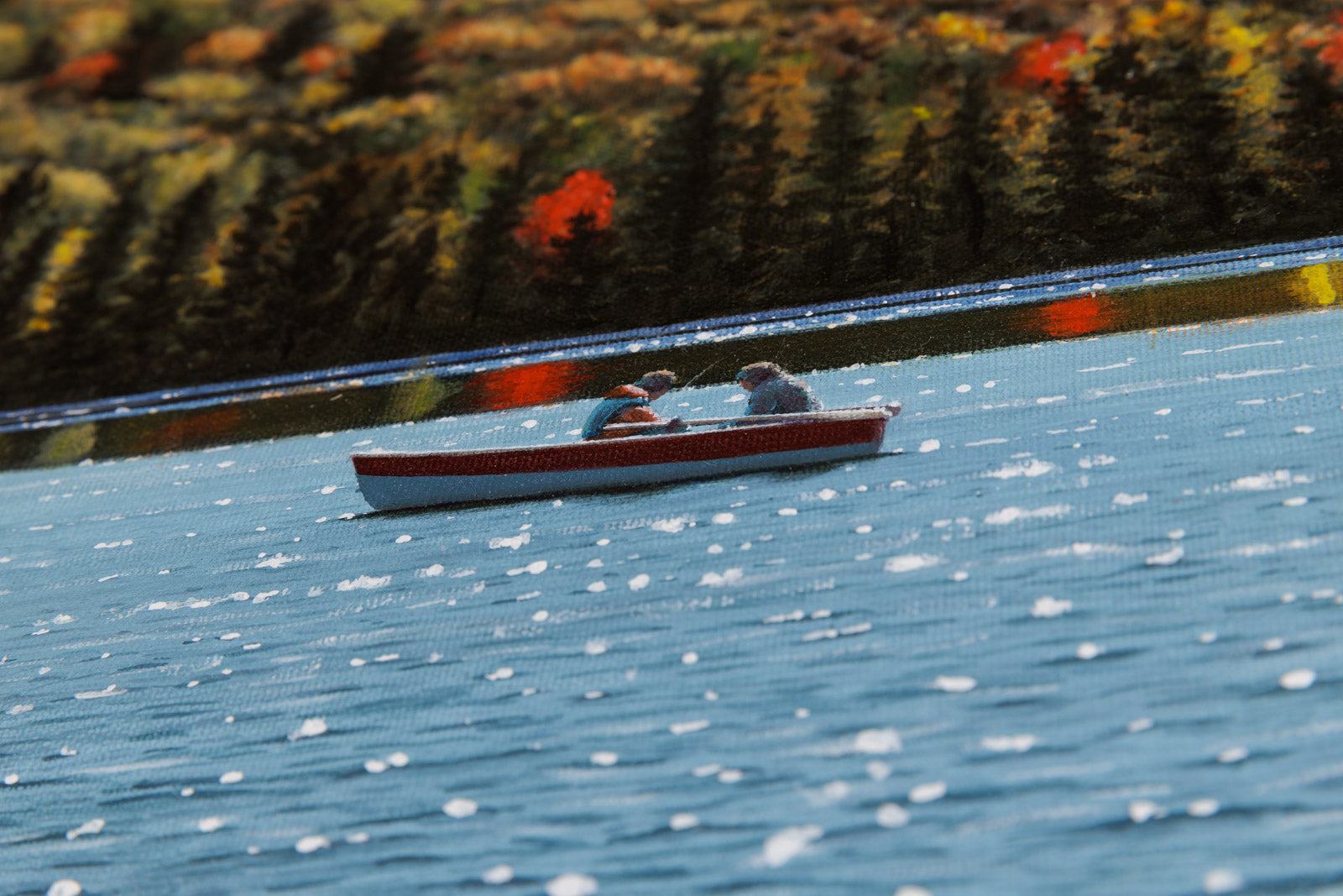 Changing Colours At The Lake Of Two Rivers