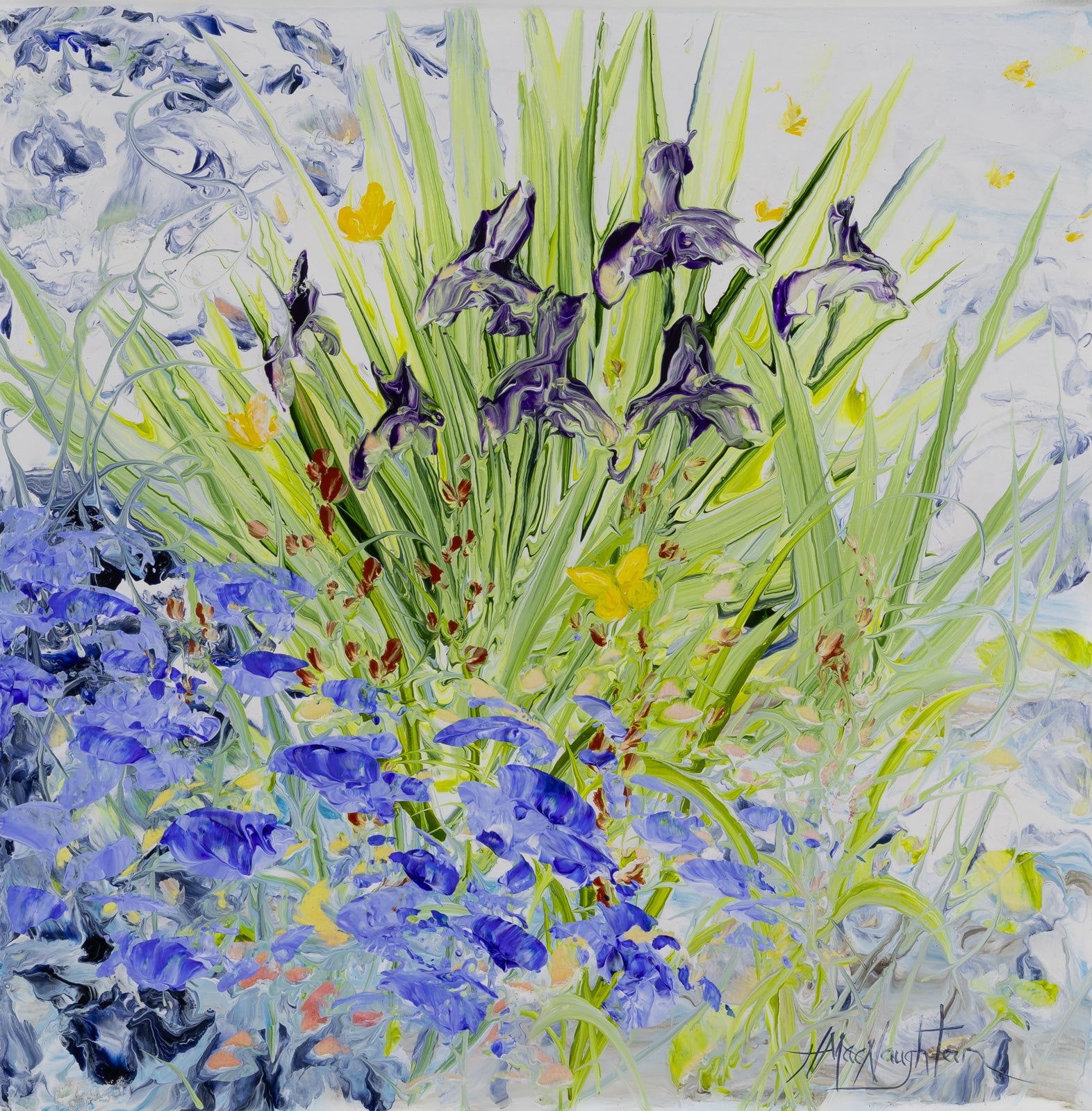 Nature “Love Where This Is Going” by Hanna MacNaughtan – acrylic on canvas.