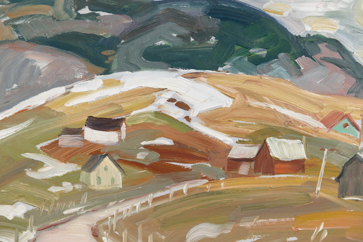 Mario Mauro, "P.T. Adol/ffe 1976," detail view, oil on panel
