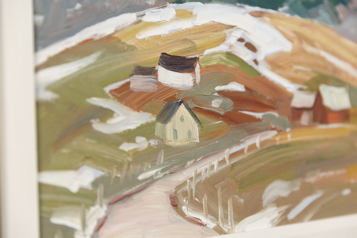 Mario Mauro, "P.T. Adol/ffe 1976," detail view, oil on panel