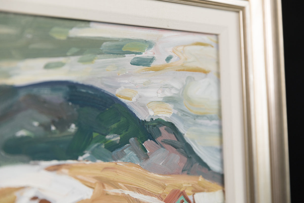 Mario Mauro, "P.T. Adol/ffe 1976," detail view, oil on panel