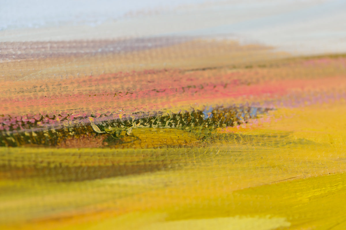 Martha Kokkinos, "The Path You Take," detail view, oil on canvas