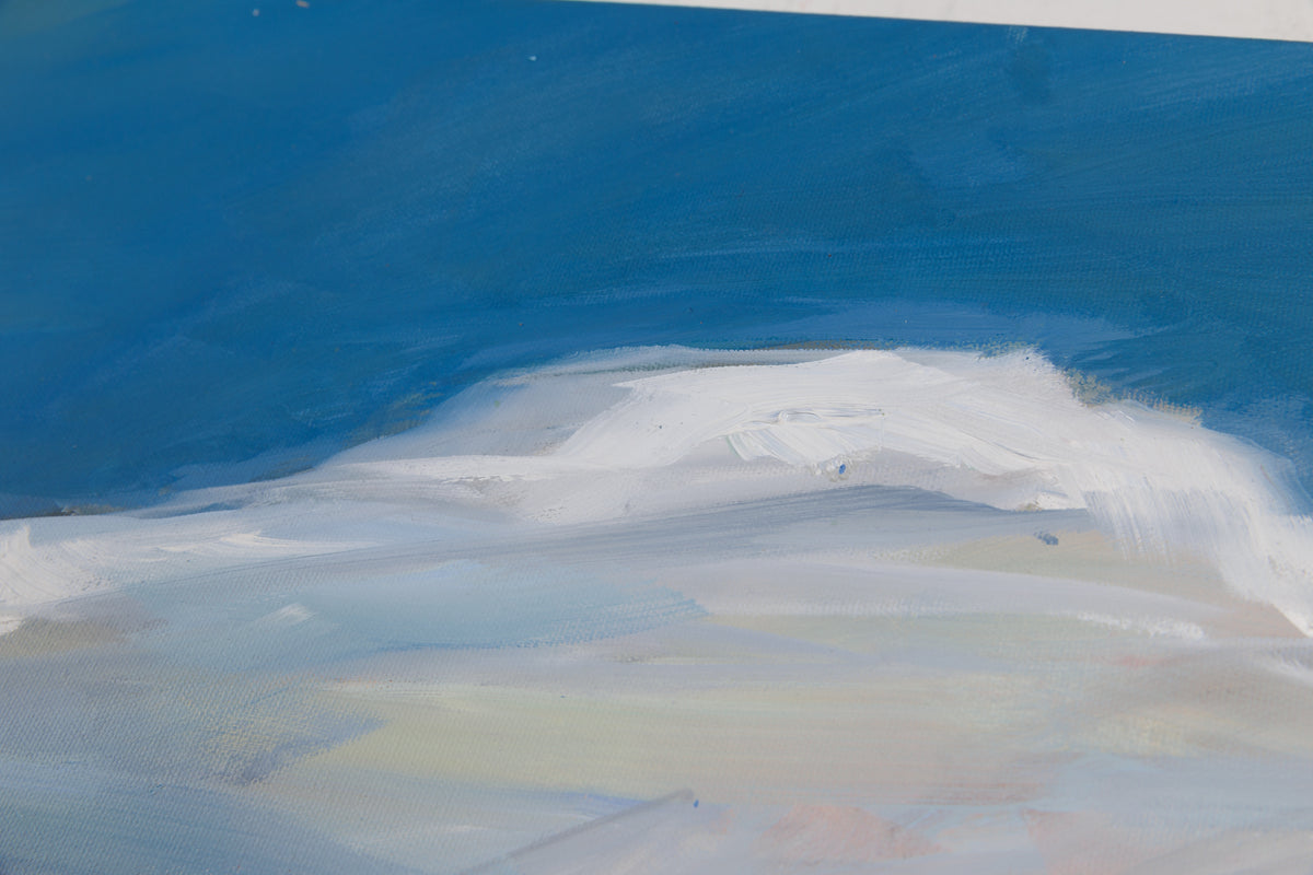 Martha Kokkinos, "The Path You Take," detail view, oil on canvas