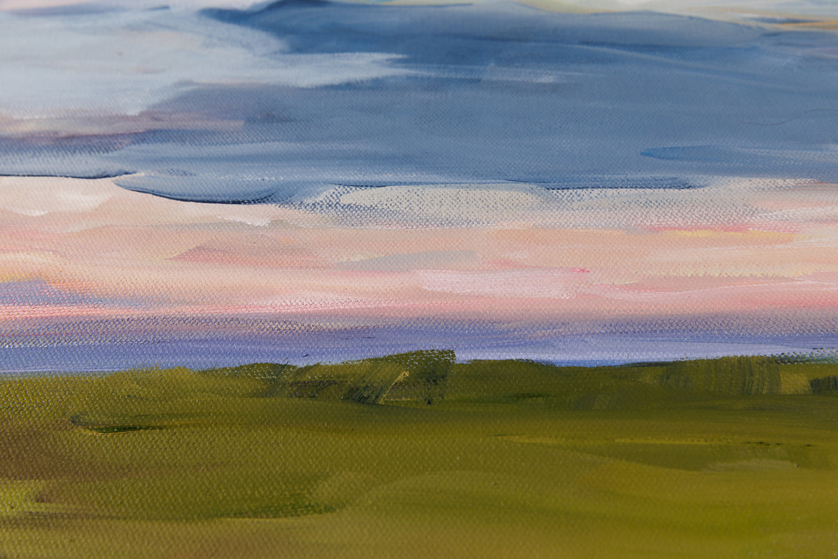 Martha Kokkinos, "Serenity," detail view, oil on canvas