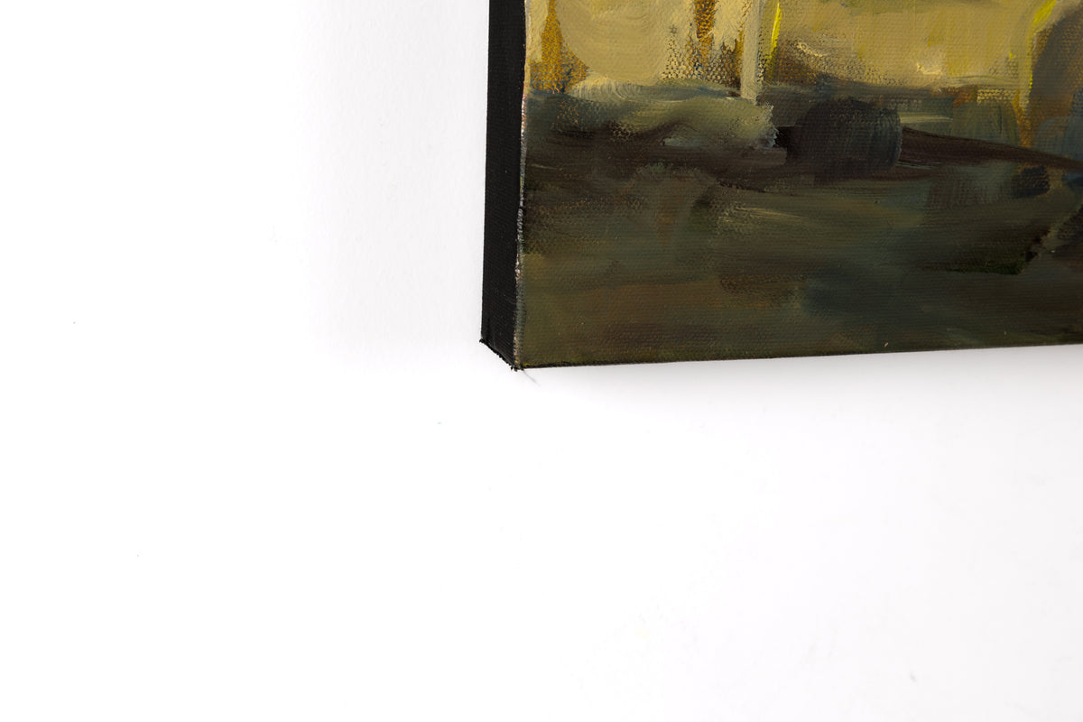 Martha Kokkinos, "Serenity," detail view, oil on canvas