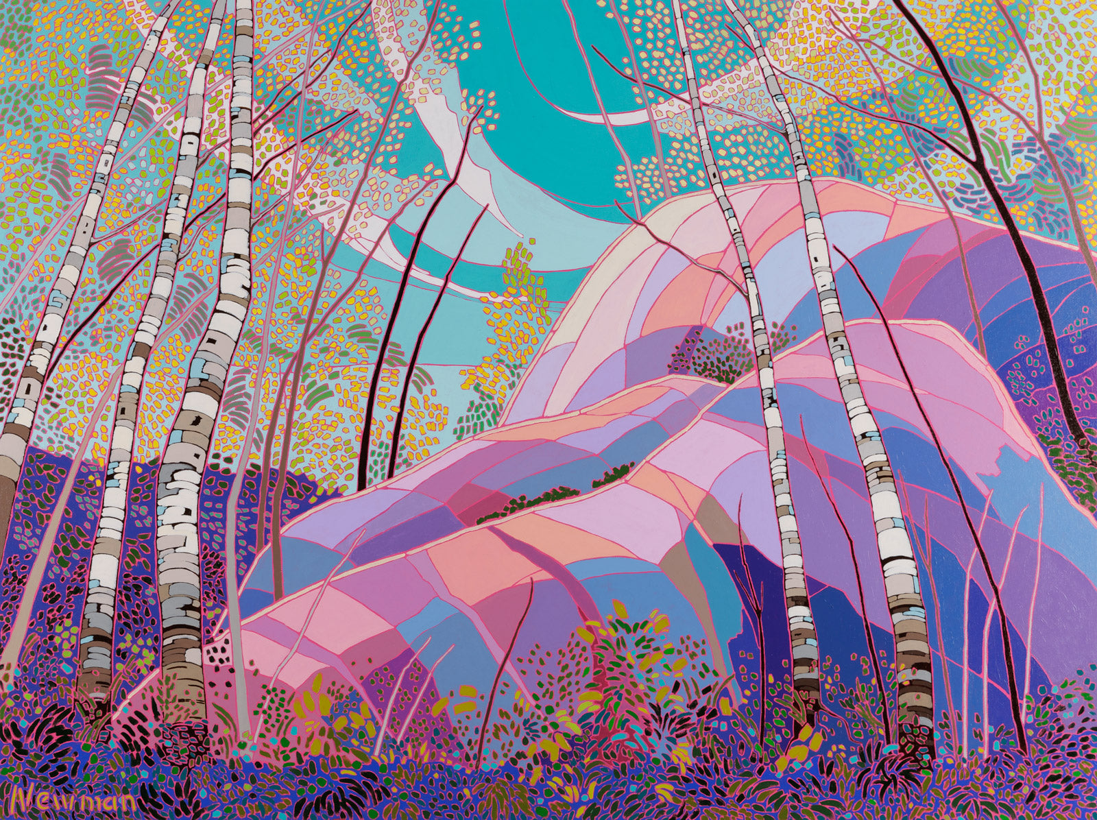 Landscape “The Weight Of Things” by Shelley Newman – oil on canvas.
