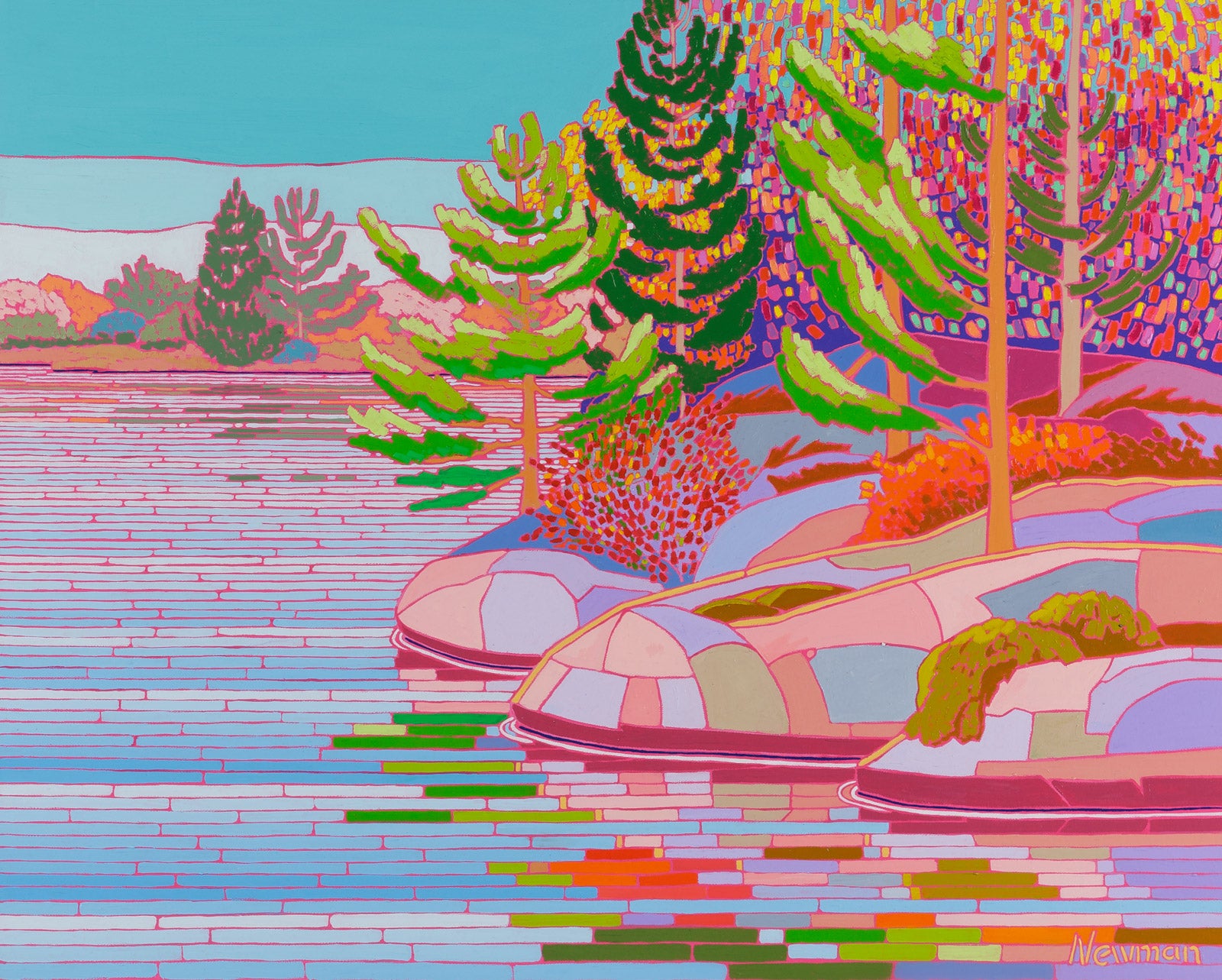 Landscape “Years Of Yearning” by Shelley Newman – oil on canvas.