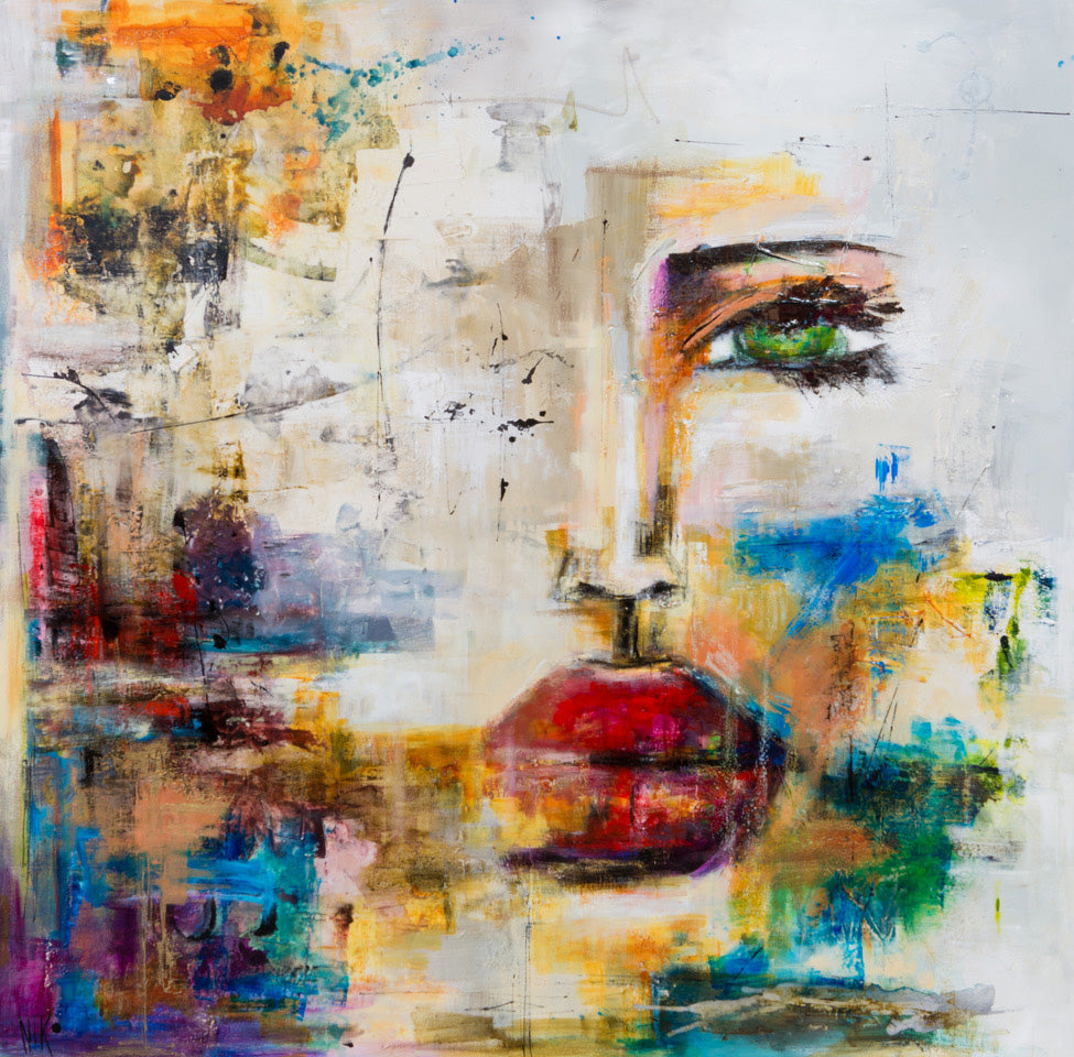 Figurative “Victory” by Niko – print on plexiglass.