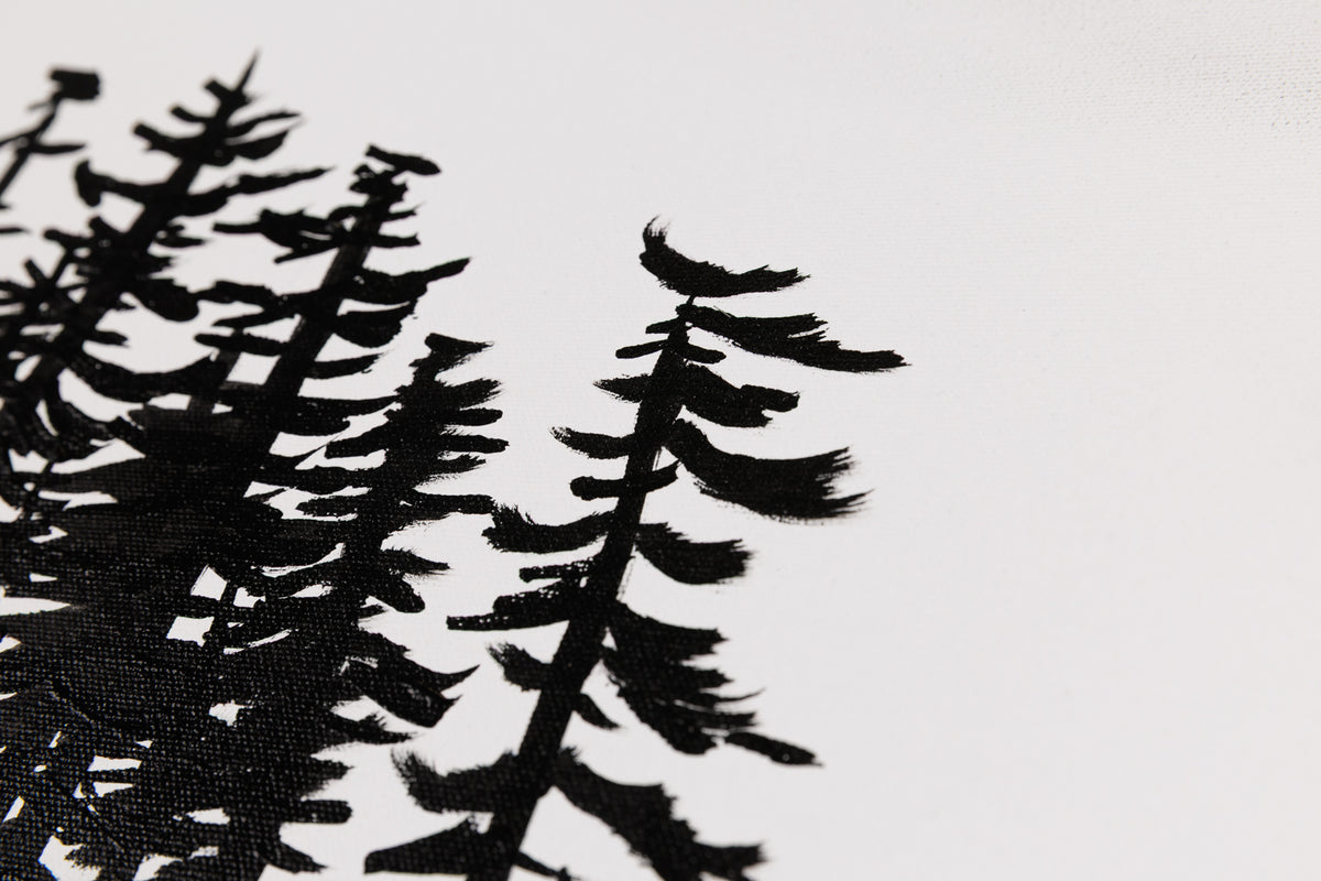 Natasha Miller, "Easy Does It," detail 3, acrylic & charcoal on canvas