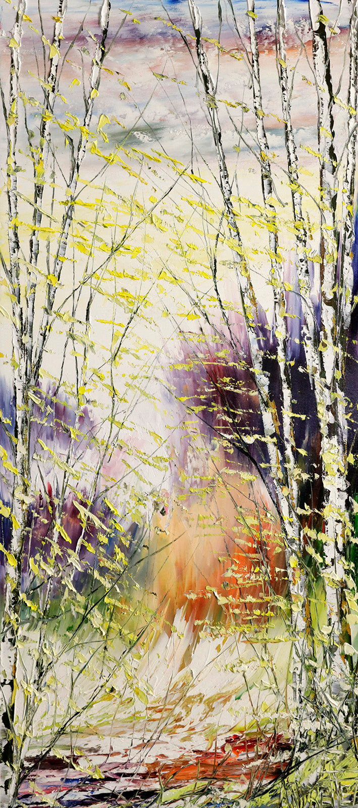 Landscape “Soif D'Aventure” by Andre Pleau – oil on canvas.