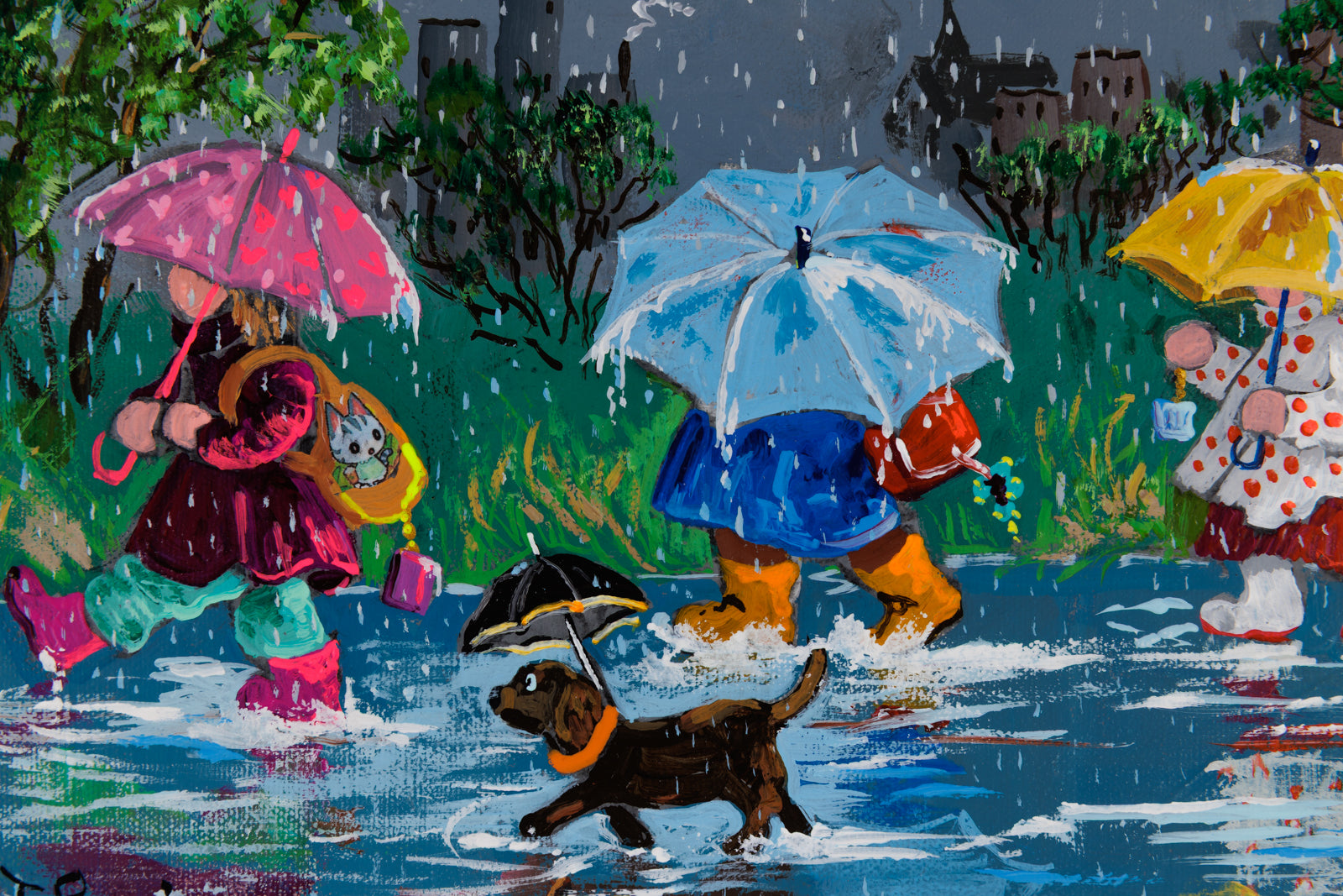 La Danse Des Parapluies