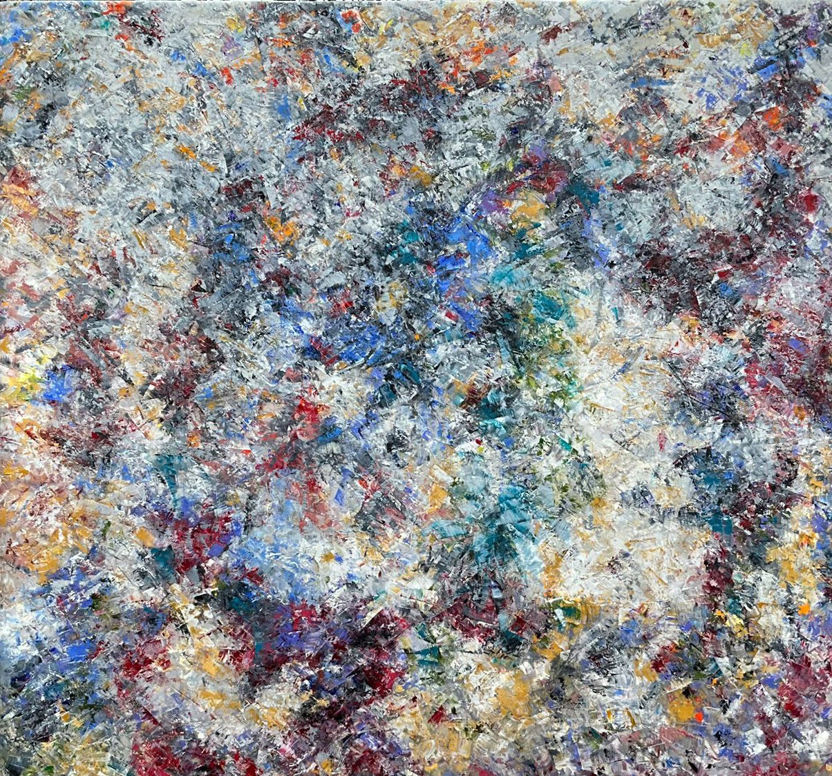 Abstracts “MC#747” by Svitlana Pryhodko – mixed media on canvas.