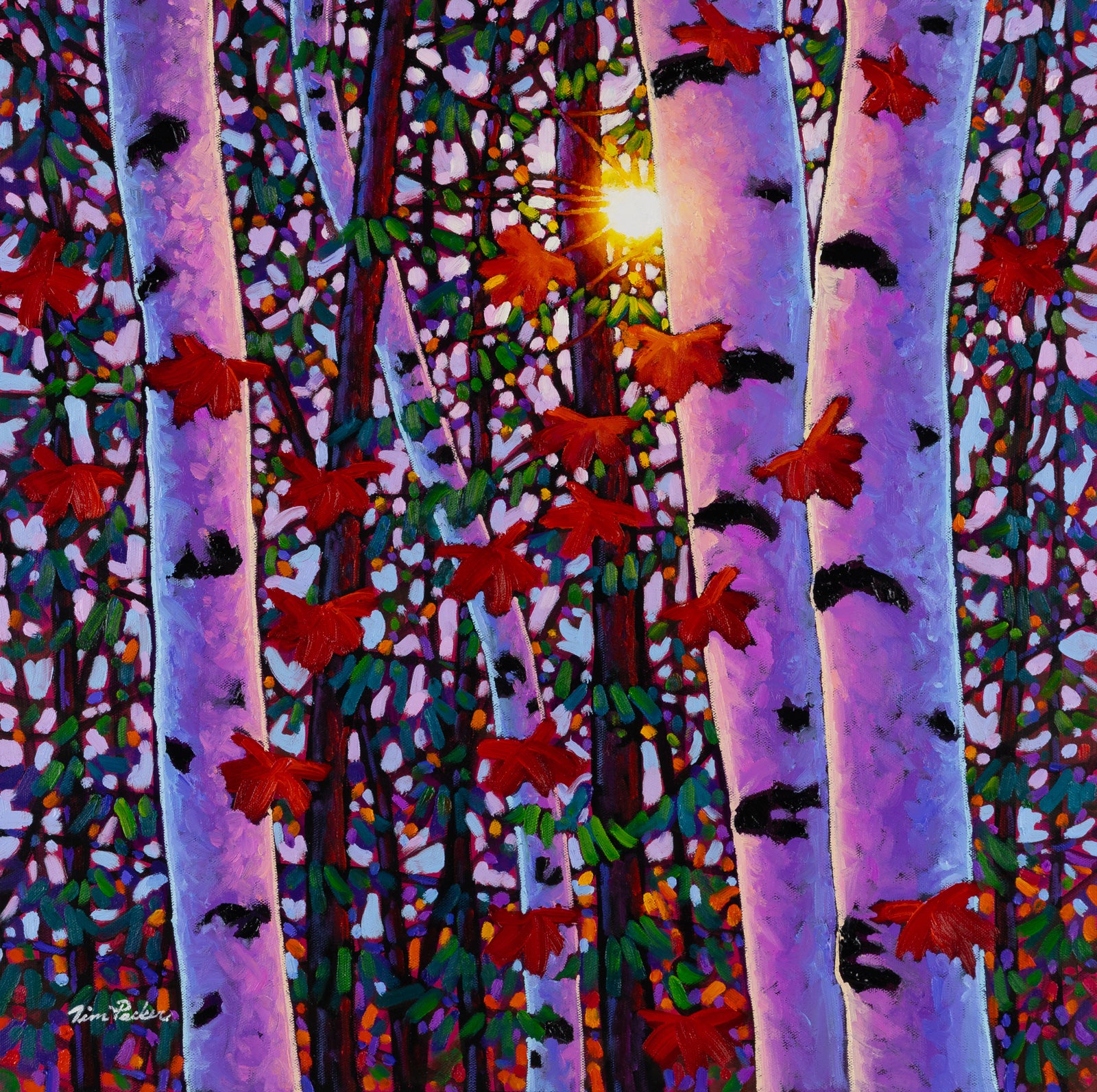 Landscape “Spirit Of Autumn” by Tim Packer – oil on canvas.