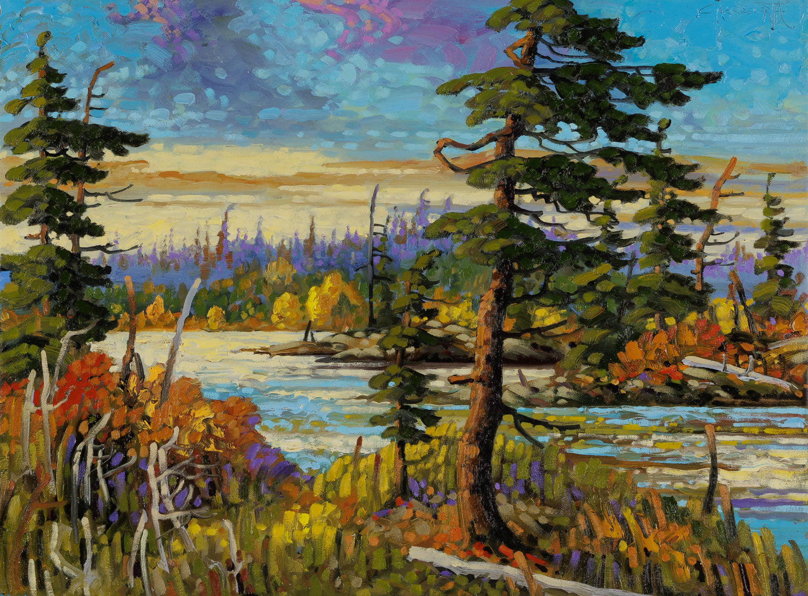 Early Evening Light North Of Kenora