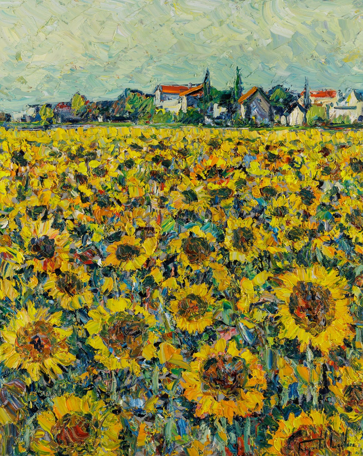 Champs De Tournesols Provence