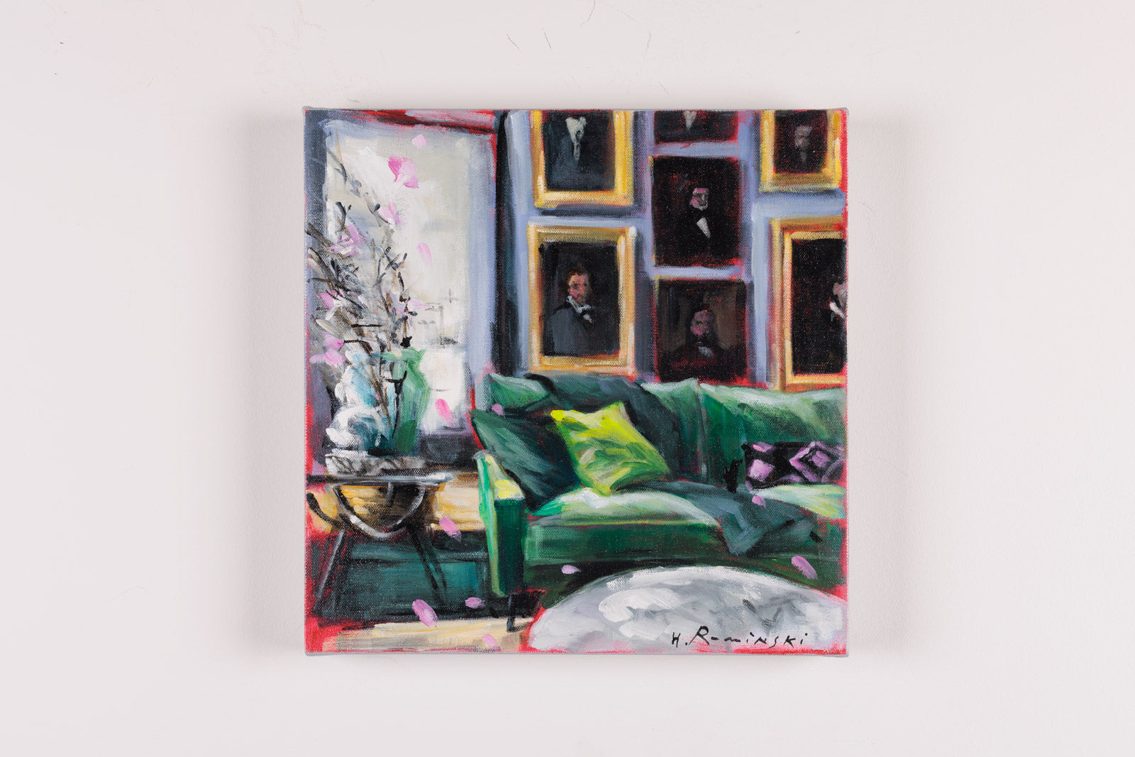 Settee With Portraits