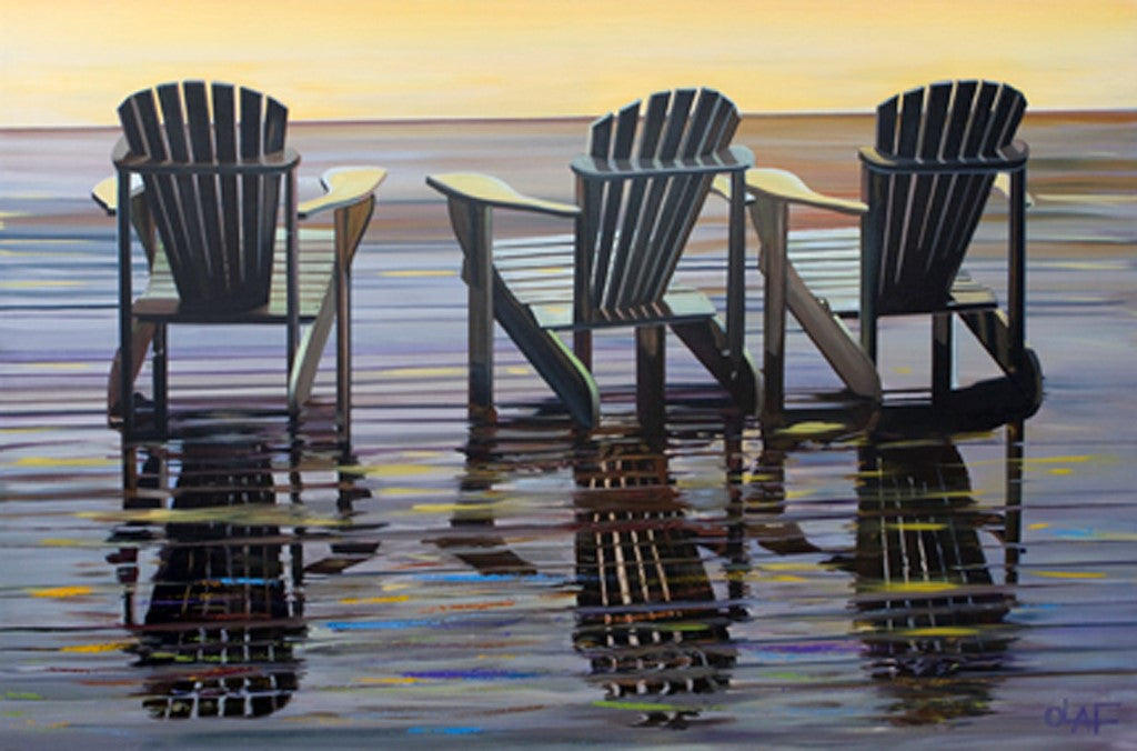 Still-Life “Three Is Company” by Olaf Schneider – oil on canvas.