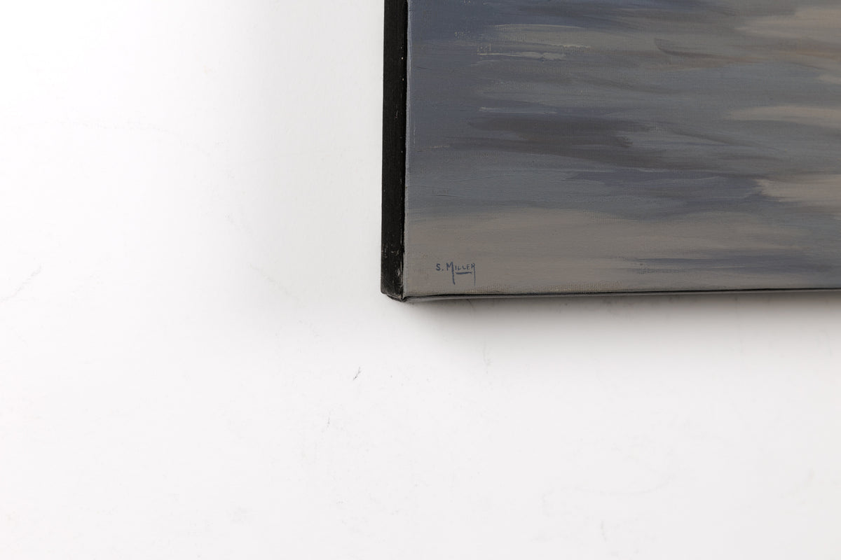 Sue Miller, "Awakening," detail view, oil on canvas