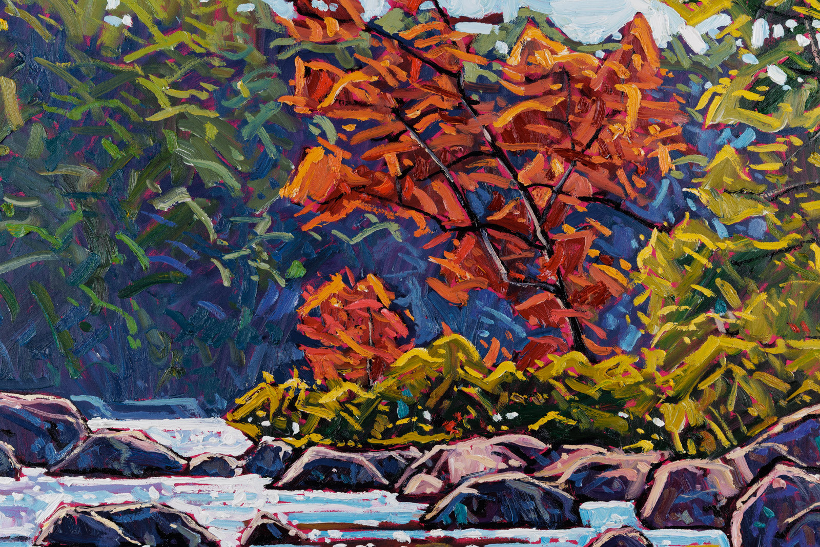 Vivid Fall Reflections, Muskoka