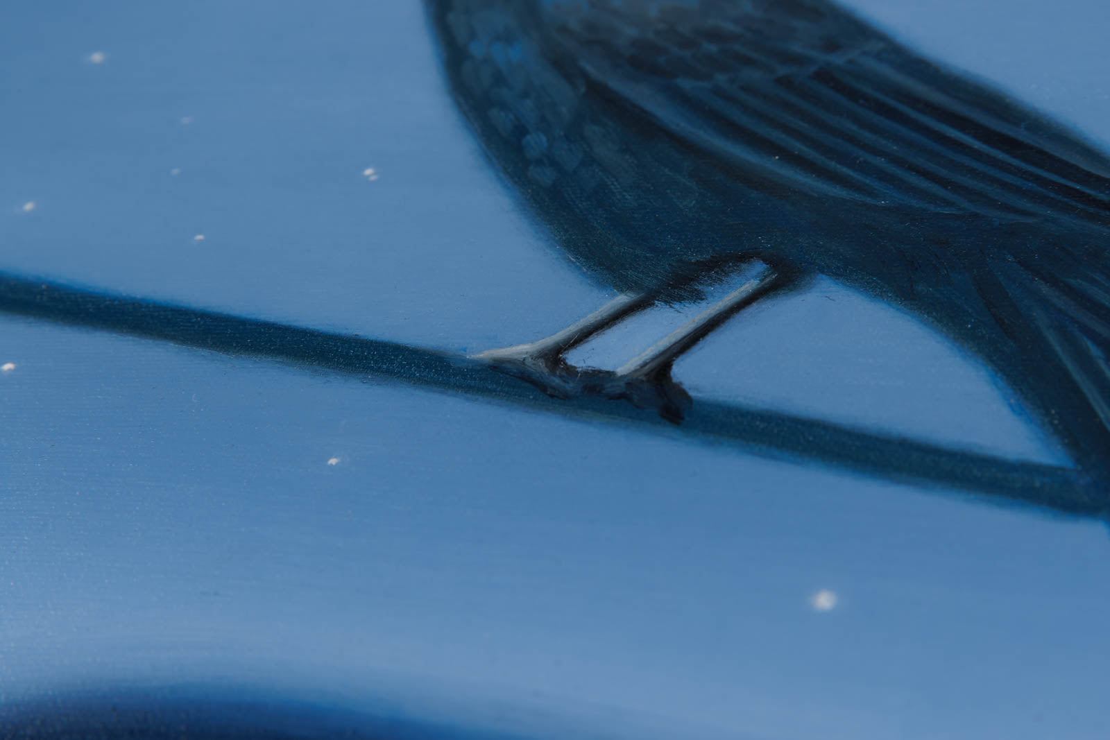 Crow With Moon