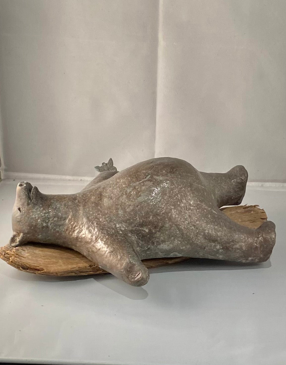 Animals “Medium Savasana” by Karin Taylor – wood cellulose.