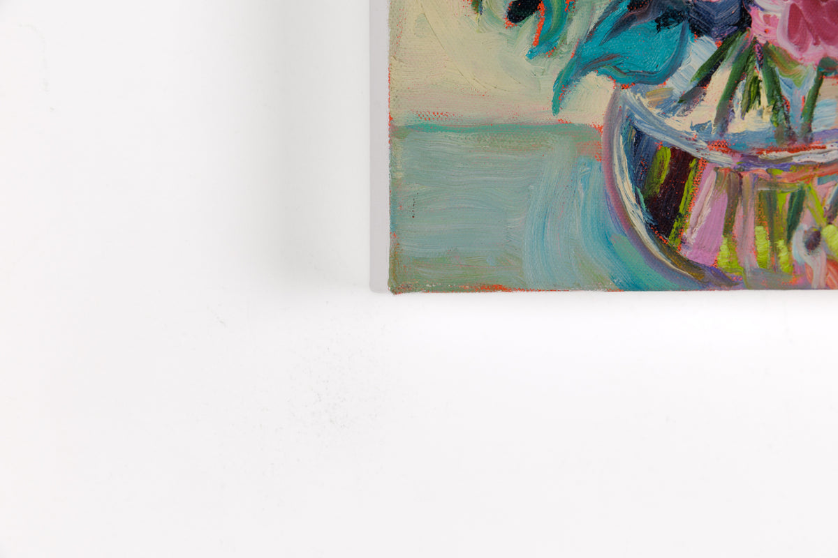 Vanessa Drew, "Excite," detail 3, oil on canvas