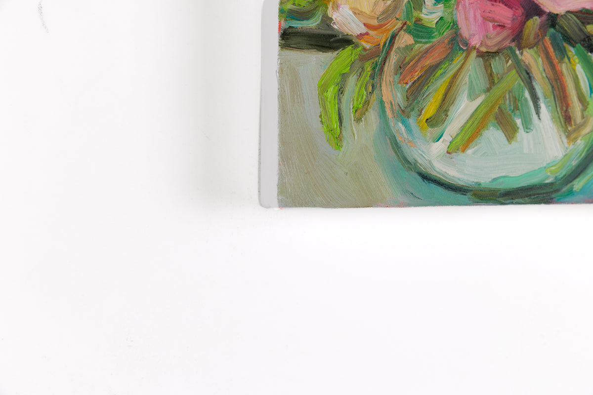 Vanessa Drew, "Splendid," detail 3, oil on canvas