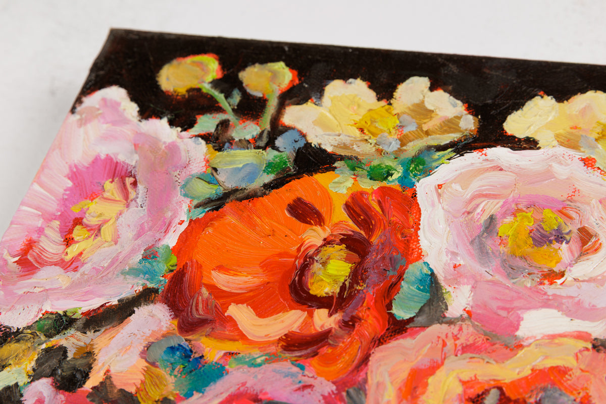 Vanessa Drew, "Moody," detail 2, oil on canvas