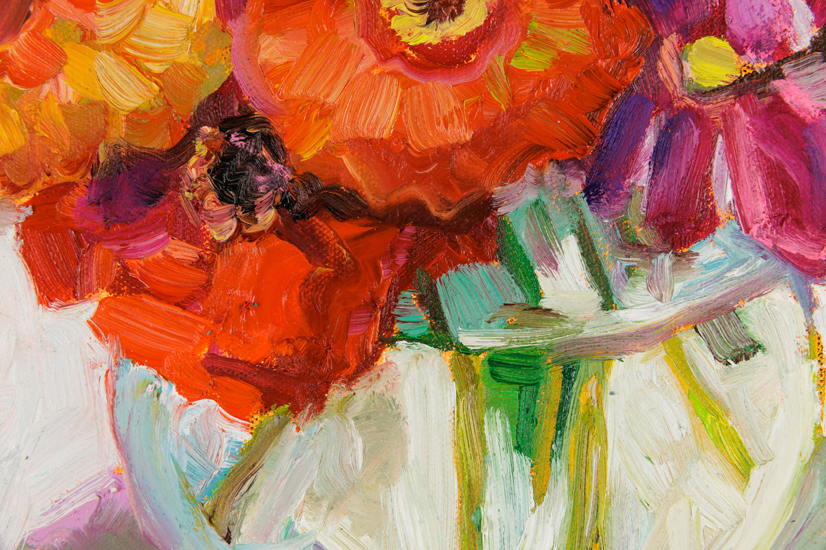 Vanessa Drew, "Lustre," detail 1, oil on canvas