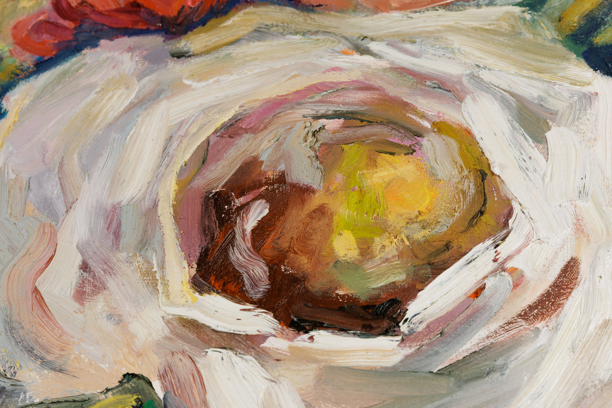 Vanessa Drew, "Do You Want To Know A Secret?," detail 3, oil on canvas