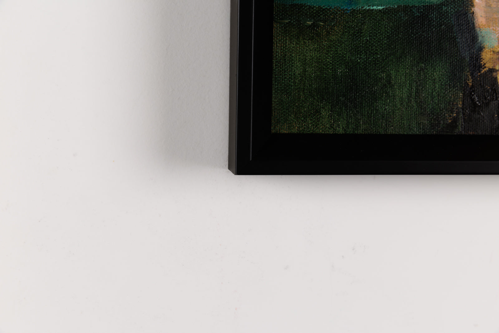 Vitaly Gunaza, "Traces," detail view, oil on mounted linen