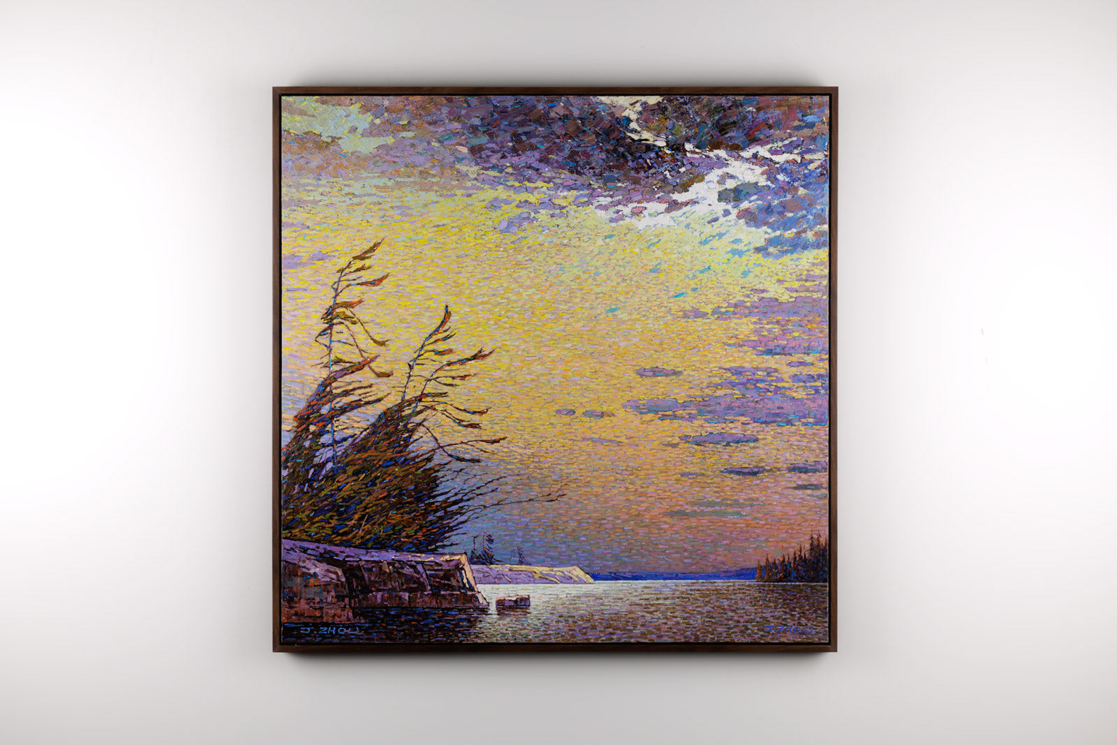 Bathed In Moonlight By Jack Zhou - Oil on Canvas