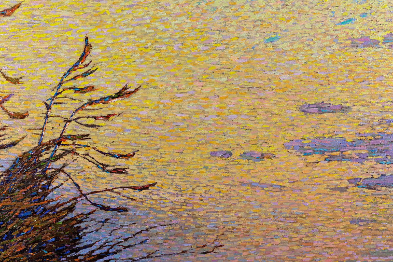 Bathed In Moonlight By Jack Zhou - Oil on Canvas