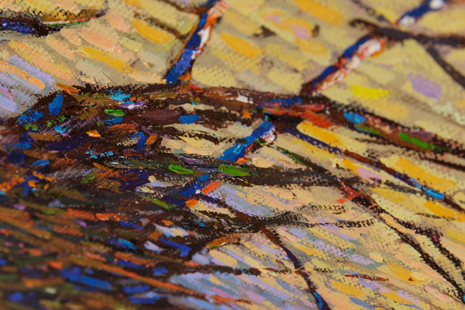 Bathed In Moonlight By Jack Zhou - Oil on Canvas