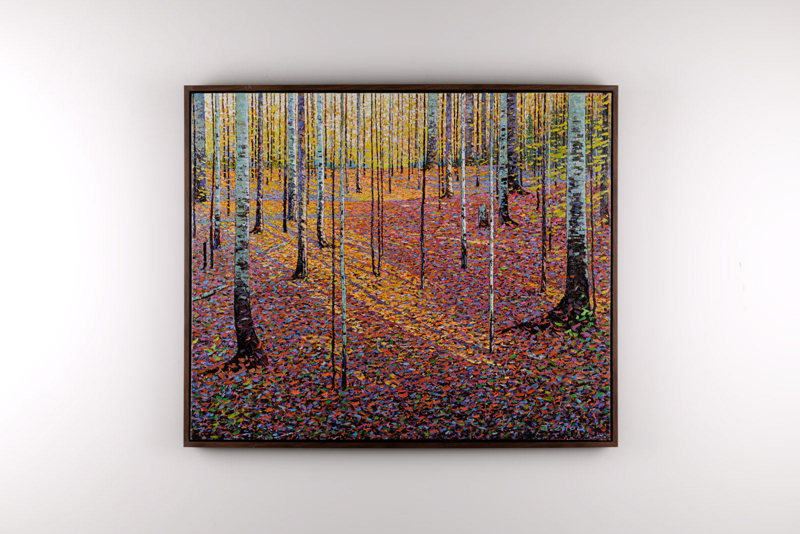 Late Autumn By Jack Zhou - Oil on Canvas