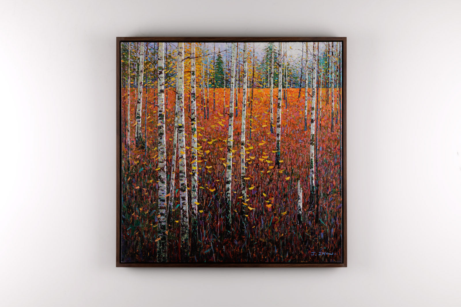 Autumn Memory By Jack Zhou - Oil on Canvas