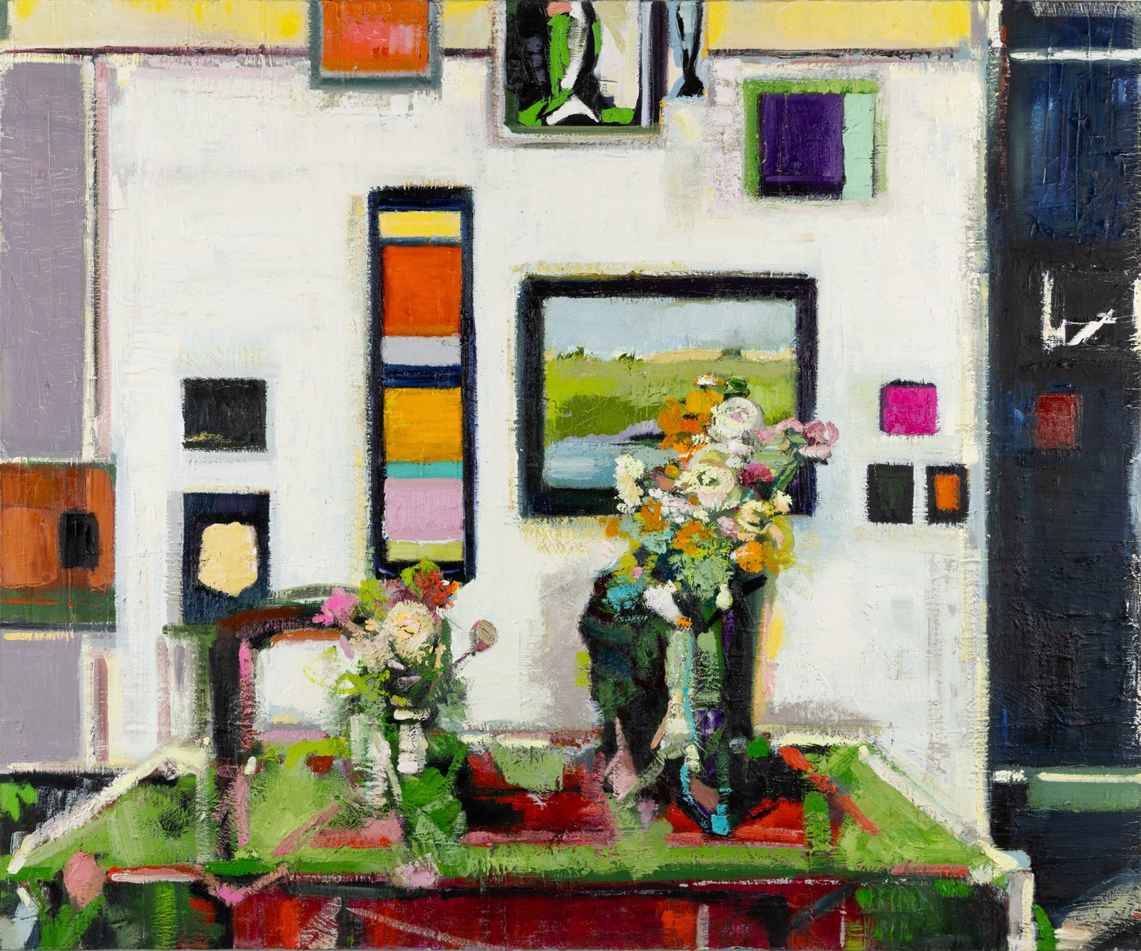 Interiors “Welcome” by Lorena Ziraldo – oil on canvas.