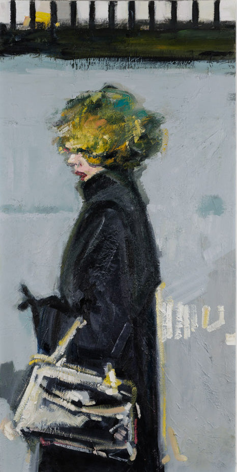 Figurative “Dusk” by Lorena Ziraldo – oil on canvas.