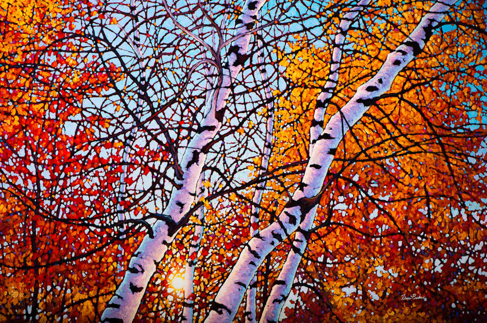 Landscape “Cloth Of Gold SPO” by Tim Packer – giclee on canvas.