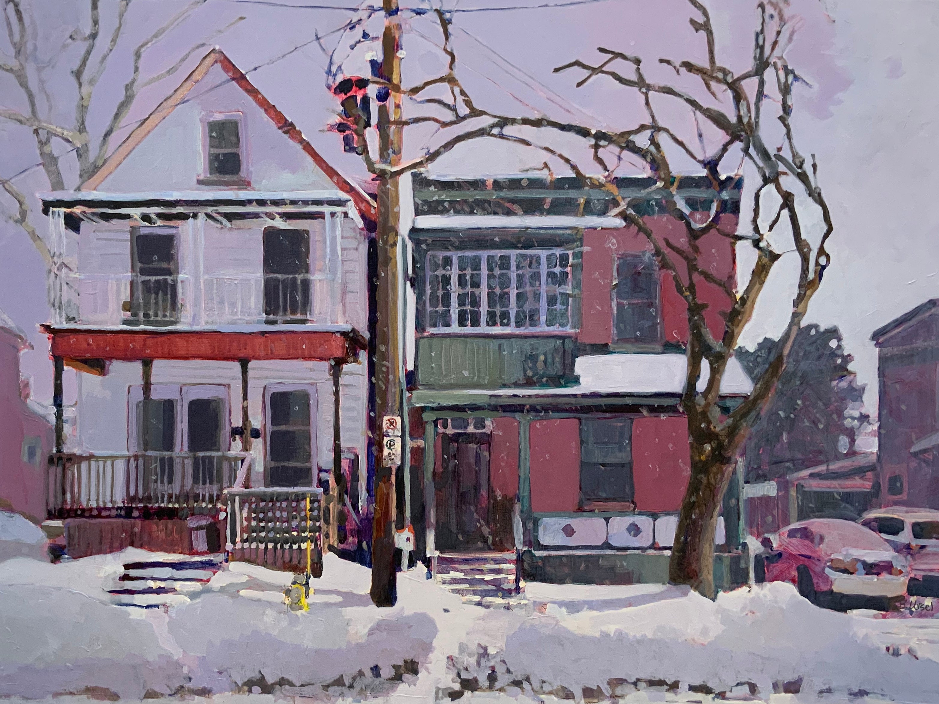 February Snow, Arthur Steet