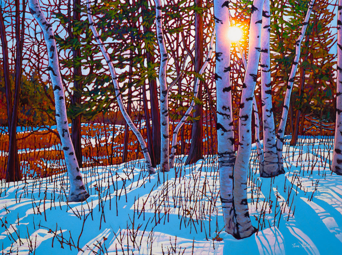 Landscape “Still Of The Morning SPO” by Tim Packer – giclee on canvas.