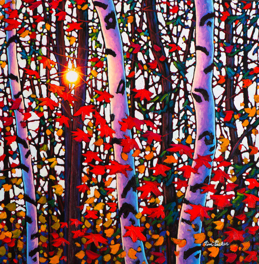 Landscape “Batchawana Jewels SPO” by Tim Packer – giclee on canvas.