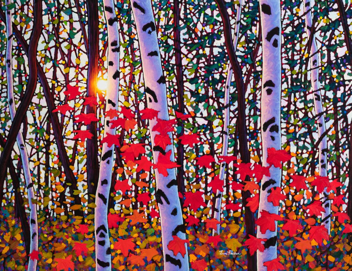 Landscape “Red Carpet SPO” by Tim Packer – giclee on canvas.