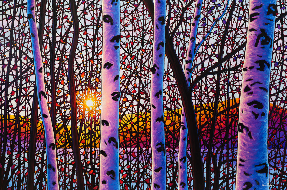Landscape “A Morning To Remember SPO” by Tim Packer – giclee on canvas.