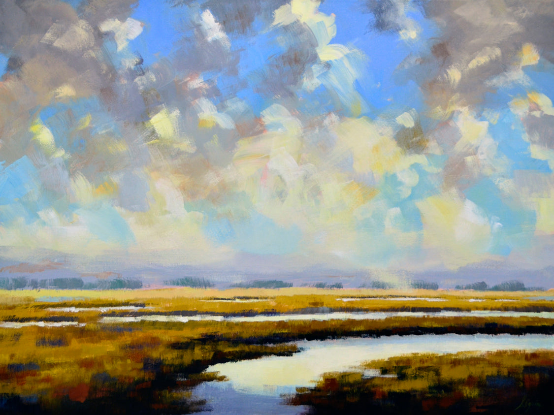 Seascape & Water “Marsh Series #25 Giclee” by Robert Seguin – giclee on canvas.